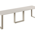 Ausziehbarer Esstisch Borys 130-290 x 80 cm für 4 6 8 10 12 Personen, Kaschmir, Kufengestell Kaschmir matt, Bild 3