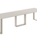 Ausziehbarer Esstisch Borys Bis 130-310 x 90 cm für 4 6 8 10 12 Personen, Kaschmir, Kufengestell Kaschmir matt, Bild 3