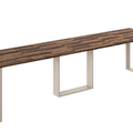 Ausziehbarer Esstisch Borys Max 130-330 x 85 cm für 4 6 8 10 12 14 Personen, Eiche Monastery, Kufengestell Kaschmir matt, Bild 3