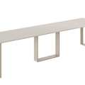 Ausziehbarer Esstisch Borys Max 130-330 x 85 cm für 4 6 8 10 12 14 Personen, Kaschmir, Kufengestell Kaschmir matt, Bild 3