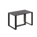 Ausziehbarer Esstisch Borys 130-250 x 80 cm für 4 6 8 10 Personen, Beton Dunkel, Kufengestell Schwarz, Bild 4
