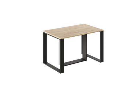 Ausziehbarer Esstisch Borys 130-210 x 80 cm für 4 6 8 Personen, Eiche Cremona, Kufengestell Schwarz, Bild 4