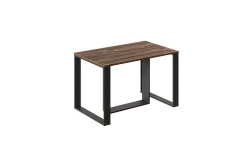 Ausziehbarer Esstisch Borys 130-290 x 80 cm für 4 6 8 10 12 Personen, Eiche Stirling, Kufengestell Schwarz, Bild 4