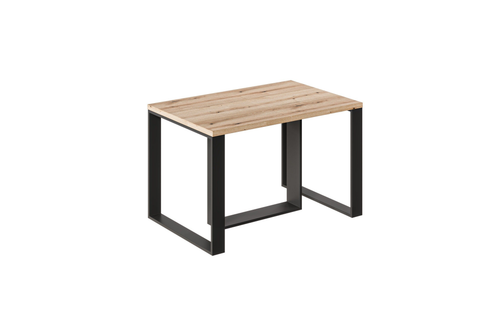 Ausziehbarer Esstisch Borys Max 130-330 x 85 cm für 4 6 8 10 12 14 Personen, Eiche Evoke, Kufengestell Schwarz, Bild 4