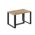 Ausziehbarer Esstisch Borys Max 130-250 x 85 cm für 4 6 8 10 Personen, Eiche Wotan, Kufengestell Schwarz, Bild 4