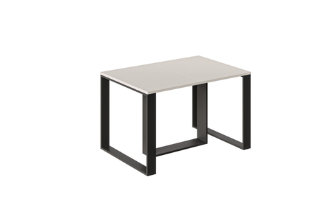 Ausziehbarer Esstisch Borys Bis 130-310 x 90 cm für 4 6 8 10 12 Personen, Kaschmir, Kufengestell Schwarz, Bild 4
