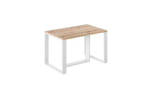 Ausziehbarer Esstisch Borys Bis 130-310 x 90 cm für 4 6 8 10 12 Personen, Eiche Evoke, Kufengestell Weiß matt, Bild 4