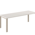 Ausziehbarer Esstisch Garant 130-220 x 80 cm für 4 6 8 Personen, Kaschmir, Metallgestell Kaschmir matt, Bild 3