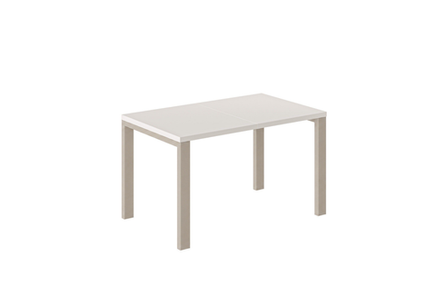 Ausziehbarer Esstisch Garant 130-220 x 80 cm für 4 6 8 Personen, Kaschmir, Metallgestell Kaschmir matt, Bild 4