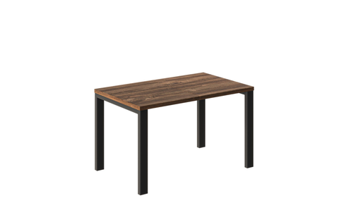 Ausziehbarer Esstisch Garant 130-265 x 80 cm für 4 6 8 10 Personen, Eiche Stirling, Metallgestell Schwarz, Bild 4