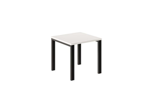 Ausziehbarer Esstisch Garant 80-215 x 80 cm für 2 4 6 8 Personen, Kaschmir, Metallgestell Schwarz, Bild 4