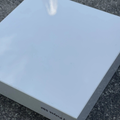 Ausziehbarer Esstisch Garant 80-170 x 80 cm für 2 4 6 Personen, Weiß Hochglanz, Metallgestell Weiß matt, Bild 5