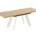 Ausziehbarer Esstisch "Como White" 130-210cm (Eiche Artisan) von Endo-Möbel bei coso-home