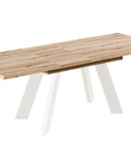 Ausziehbarer Esstisch "Como White" 130-210cm (Eiche Evoke) von Endo-Möbel bei coso-home
