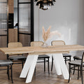 Ausziehbarer Esstisch "Como White" 130-210cm (Eiche Evoke) von Endo-Möbel bei coso-home