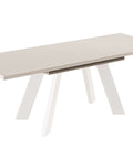 Ausziehbarer Esstisch "Como White" 130-210cm (Kaschmir Beige) von Endo-Möbel bei coso-home