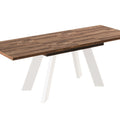 Ausziehbarer Esstisch "Como White" 130-210cm (Eiche Stirling) von Endo-Möbel bei coso-home