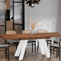 Ausziehbarer Esstisch "Como White" 130-210cm (Eiche Stirling) von Endo-Möbel bei coso-home