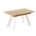 Ausziehbarer Esstisch "Como White" 130-210cm (Eiche Artisan) von Endo-Möbel bei coso-home