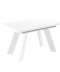 Ausziehbarer Esstisch "Como White" 130-210cm (Weiß Hochglanz) von Endo-Möbel bei coso-home