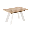 Ausziehbarer Esstisch "Como White" 130-210cm (Eiche Evoke) von Endo-Möbel bei coso-home