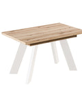 Ausziehbarer Esstisch "Como White" 130-210cm (Eiche Evoke) von Endo-Möbel bei coso-home