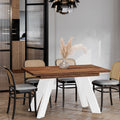 Ausziehbarer Esstisch "Como White" 130-210cm (Eiche Stirling) von Endo-Möbel bei coso-home