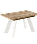 Ausziehbarer Esstisch "Como White" 130-210cm (Eiche Wotan) von Endo-Möbel bei coso-home