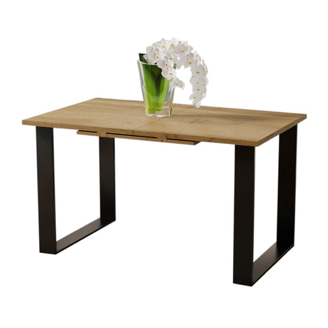 Ausziehbarer Esstisch "Cora" 130-210cm (Eiche Wotan) von Endo-Möbel bei coso-home