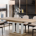 Ausziehbarer Esstisch "Appia White" 130-210cm (Eiche Cremona) von Endo-Möbel bei coso-home