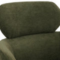 Eckbankgruppe Appia - Eiche Monastery mit 2 Drehstühlen in Hellbraun / Olivgrün - Lange Seite links, Rücken Variante 2