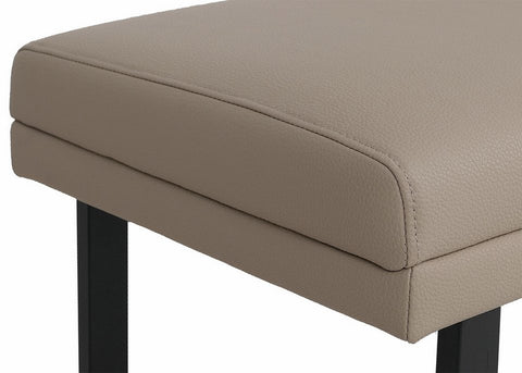 Eckbankgruppe Appia - Eiche Artisan mit Eckbank und Sitzbank in Kunstleder Beige für 7 Personen