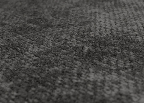 Eckbankgruppe Appia - Eiche Cremona mit Eckbank und Sitzbank in Chenille Dunkelgrau für 7 Personen