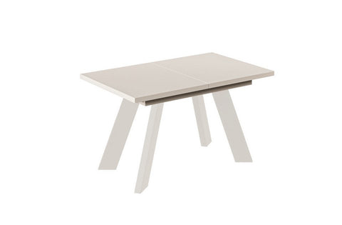 Essgruppe Como - Kaschmir Beige mit 6 Stühlen in Kaschmir für 6 Personen