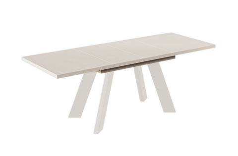 Essgruppe Como - Kaschmir Beige mit 6 Stühlen in Kaschmir für 6 Personen