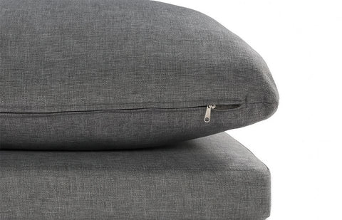 Focus Garden Gartenlounge-Set Edison Caffe Anthrazit 5-Sitzer 4-tlg Aluminium Polywood