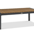 Focus Garden Gartenlounge-Set Edison Caffe Anthrazit 5-Sitzer 4-tlg Aluminium Polywood