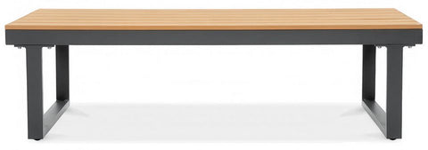 Focus Garden Gartenlounge-Set Emerson Ecksofa-Set mit Tisch Grau Stahl Polywood 227x227 cm