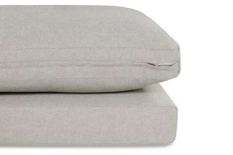 Focus Garden Gartenlounge-Set Emerson - Ecksofa-Set Natur aus Stahl & Polywood 219,5x219,5 cm