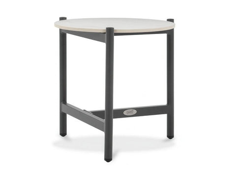 Focus Garden Gartenlounge-Set GRAFTON CAFFE Grau - 2-Sitzer, 2 Sessel, 2 Tische, Seilgeflecht