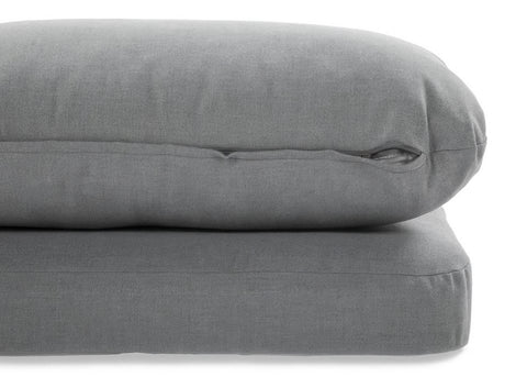 Focus Garden Gartenlounge-Set GRAFTON CAFFE Grau - 2-Sitzer, 2 Sessel, 2 Tische, Seilgeflecht