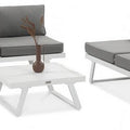 Focus Garden Gartenlounge-Set Modular 4-in-1 Aluminium Weiß 260x190 cm