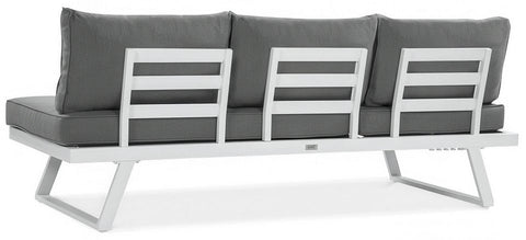 Focus Garden Gartenlounge-Set Modular 4-in-1 Aluminium Weiß 260x190 cm