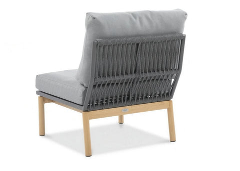 Focus Garden Gartenlounge-Set PARIS CAFFE Grau Aluminium & Rope Ecksofa 272x212 cm
