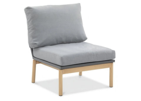 Focus Garden Gartenlounge-Set PARIS CAFFE Grau Aluminium & Rope Ecksofa 272x212 cm