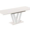 Ausziehbarer Esstisch "Lara White" 130-210cm (Kaschmir Beige) von Endo-Möbel bei coso-home