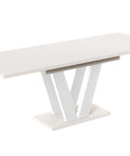 Ausziehbarer Esstisch "Lara White" 130-210cm (Kaschmir Beige) von Endo-Möbel bei coso-home