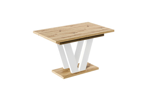 Ausziehbarer Esstisch "Lara" 130-210cm (Eiche Artisan) von Endo-Möbel bei coso-home