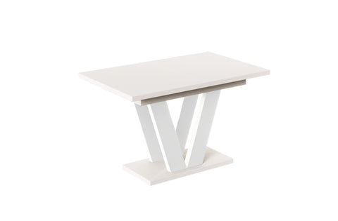 Ausziehbarer Esstisch "Lara White" 130-210cm (Kaschmir Beige) von Endo-Möbel bei coso-home