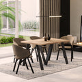 Ausziehbarer Esstisch "Lungo" 130-405cm (Eiche Craft Gold) von Endo-Möbel bei coso-home